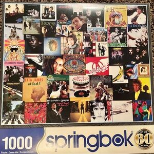 1000 pc puzzle of oldies rock bands